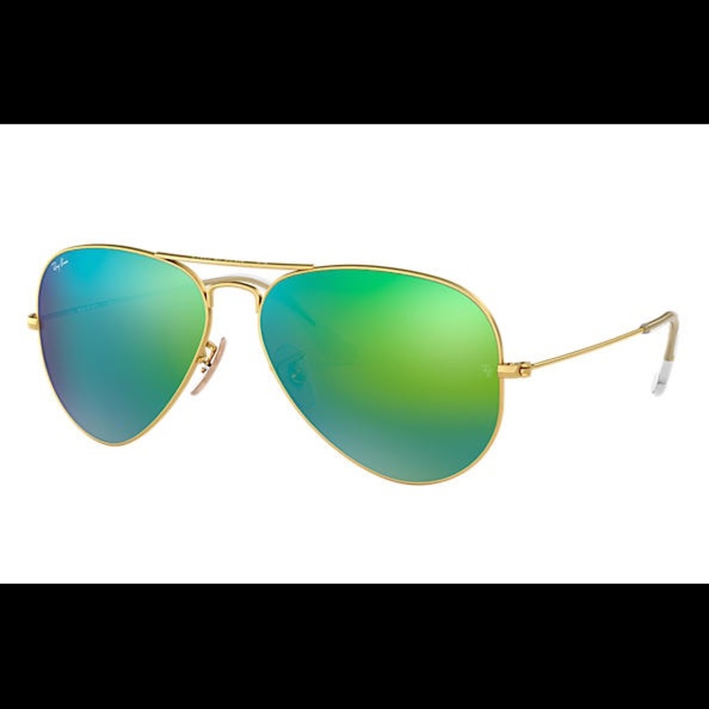Ray Ban Reflective Aviator Sunglasses